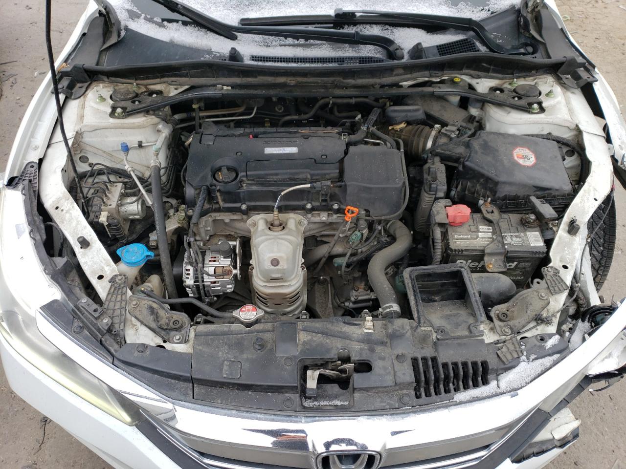 2017 Honda Accord VIN 1HGCR2E17HA036968 Copart auction photo, front end / rear end damage thumbnail 11