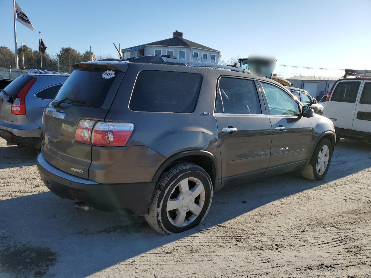 2011 GMC Acadia VIN 1GKKVRED8BJ118325 Copart auction photo, rear end damage thumbnail 3