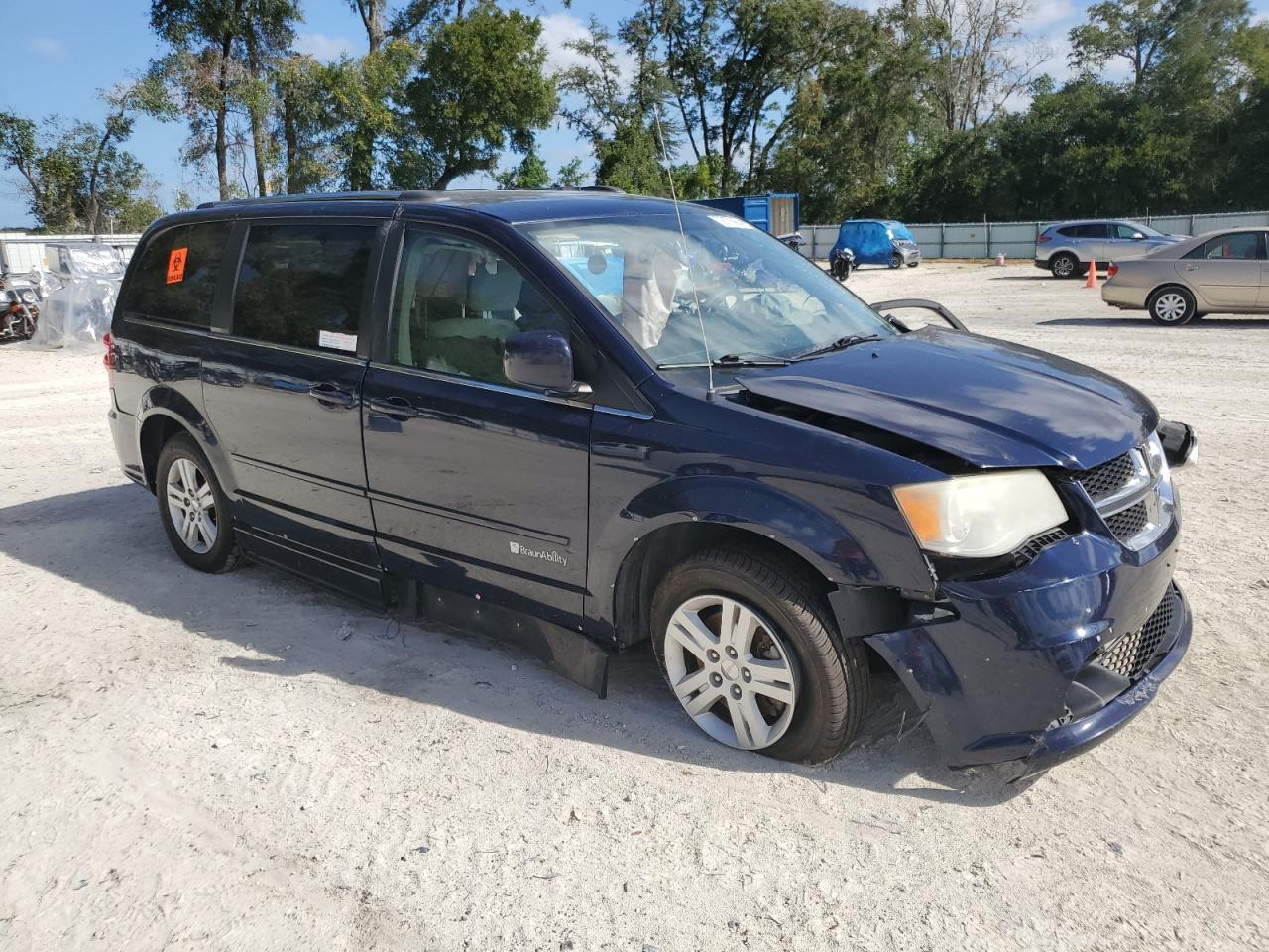 2012 Dodge Caravan VIN 2C4RDGDG1CR366975 Copart auction photo, all over damage thumbnail 4