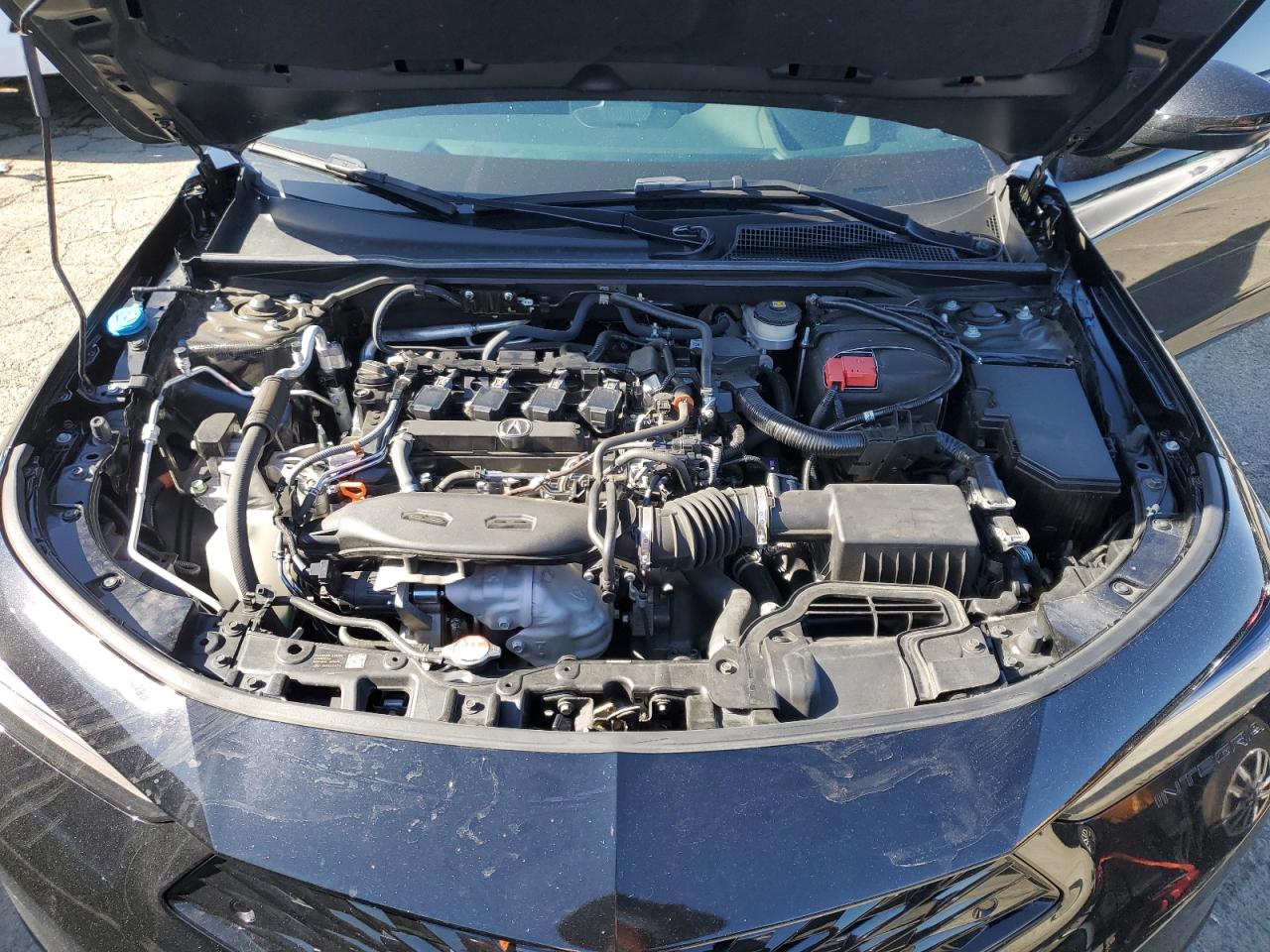 2023 Acura Integra VIN 19UDE4G73PA021718 Copart auction photo, rear end / side damage thumbnail 11