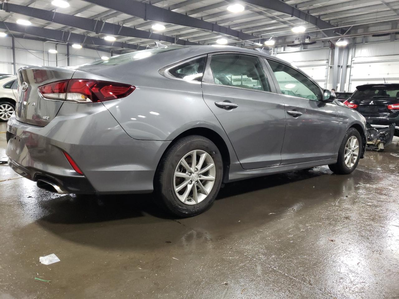 2018 Hyundai Sonata VIN 5NPE24AA2JH710505 Copart auction photo, vandalism damage thumbnail 3
