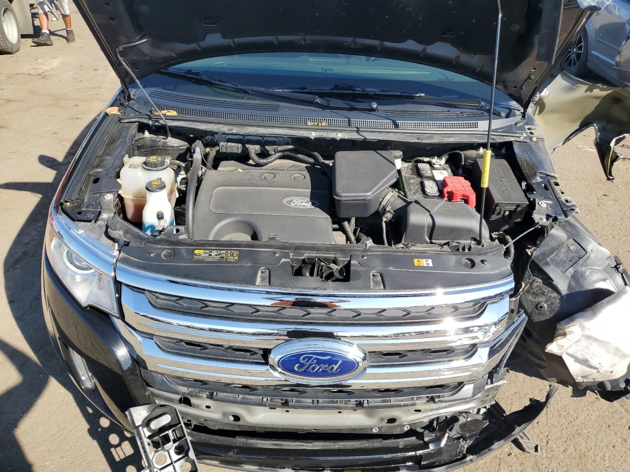2014 Ford Edge VIN 2FMDK3JC7EBA99648 Copart auction photo, front end / side damage thumbnail 14