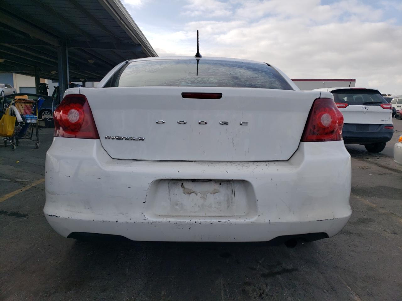 2013 Dodge Avenger VIN 1C3CDZAB0DN645265 Copart auction photo, burn - engine damage thumbnail 6