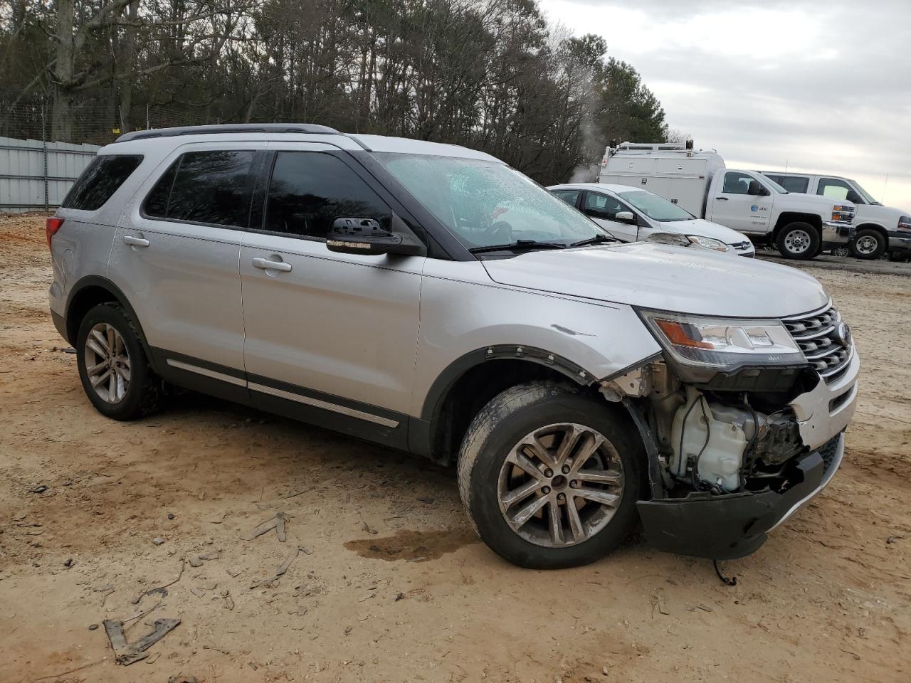 2017 Ford Explorer VIN 1FM5K7DH0HGE21546 Copart auction photo, front end damage thumbnail 4