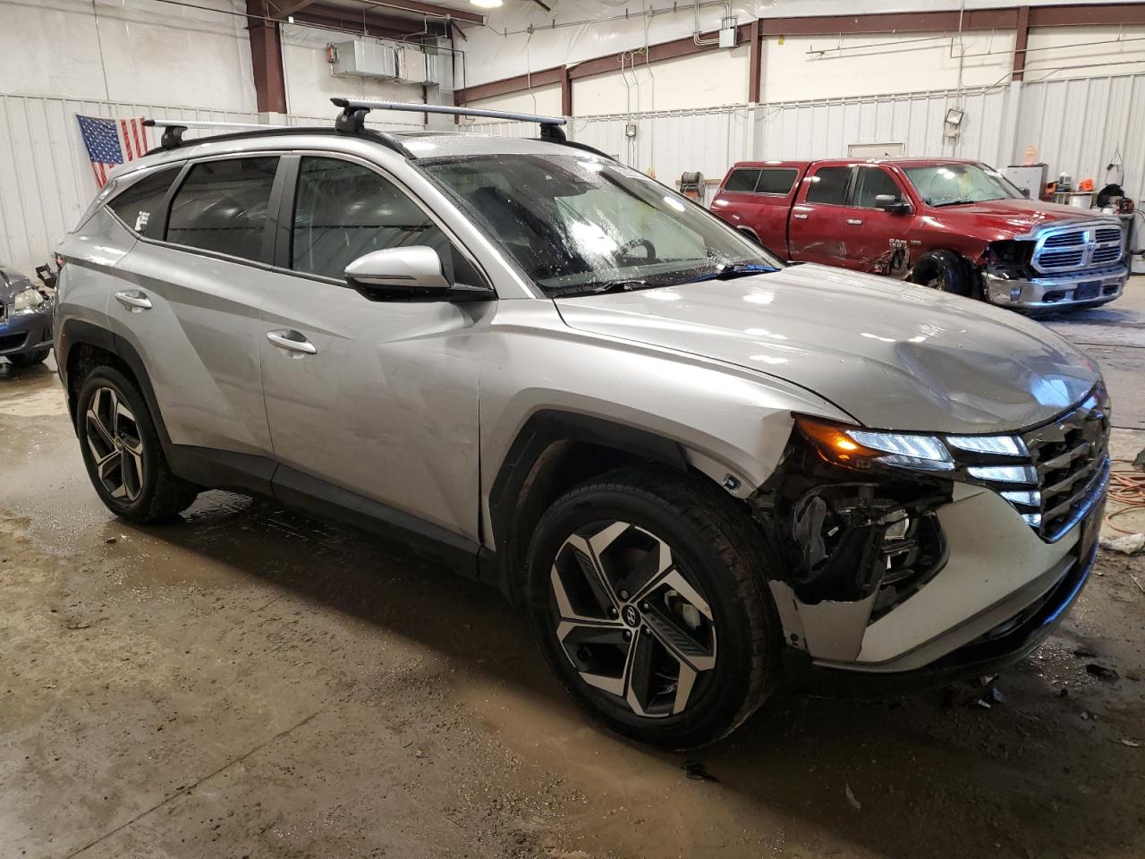 2022 Hyundai Tucson VIN 5NMJCCAE1NH121215 Copart auction photo, front end damage thumbnail 4