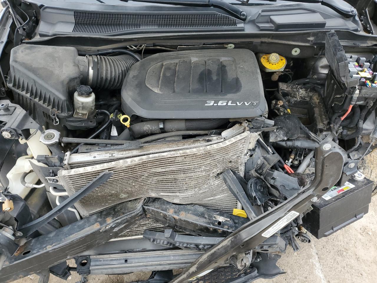 2018 Dodge Caravan VIN 2C4RDGCG9JR129830 Copart auction photo, all over damage thumbnail 13