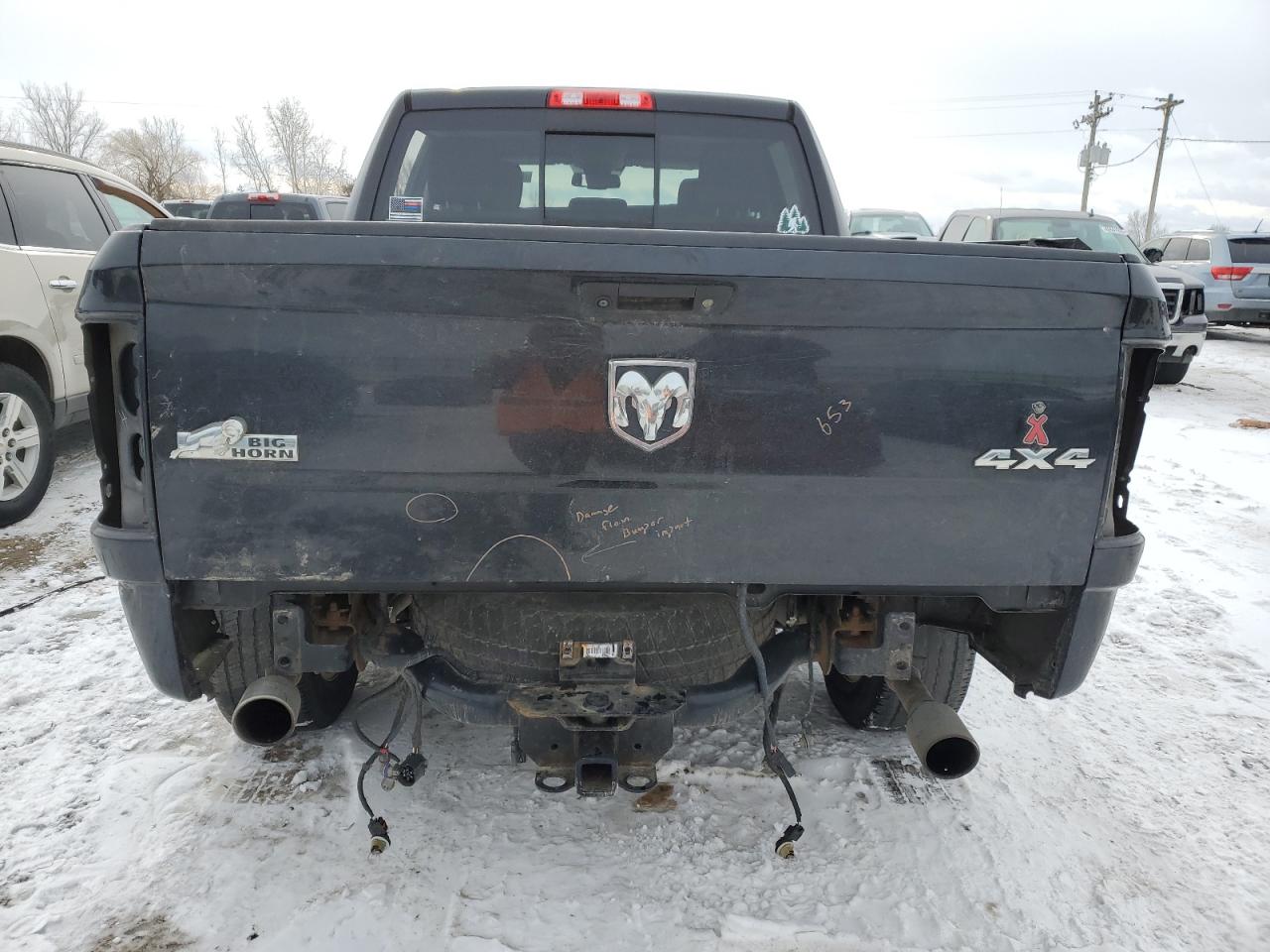 2017 RAM 1500 VIN 3C6RR7LT6HG608230 Copart auction photo, partial repair damage thumbnail 6
