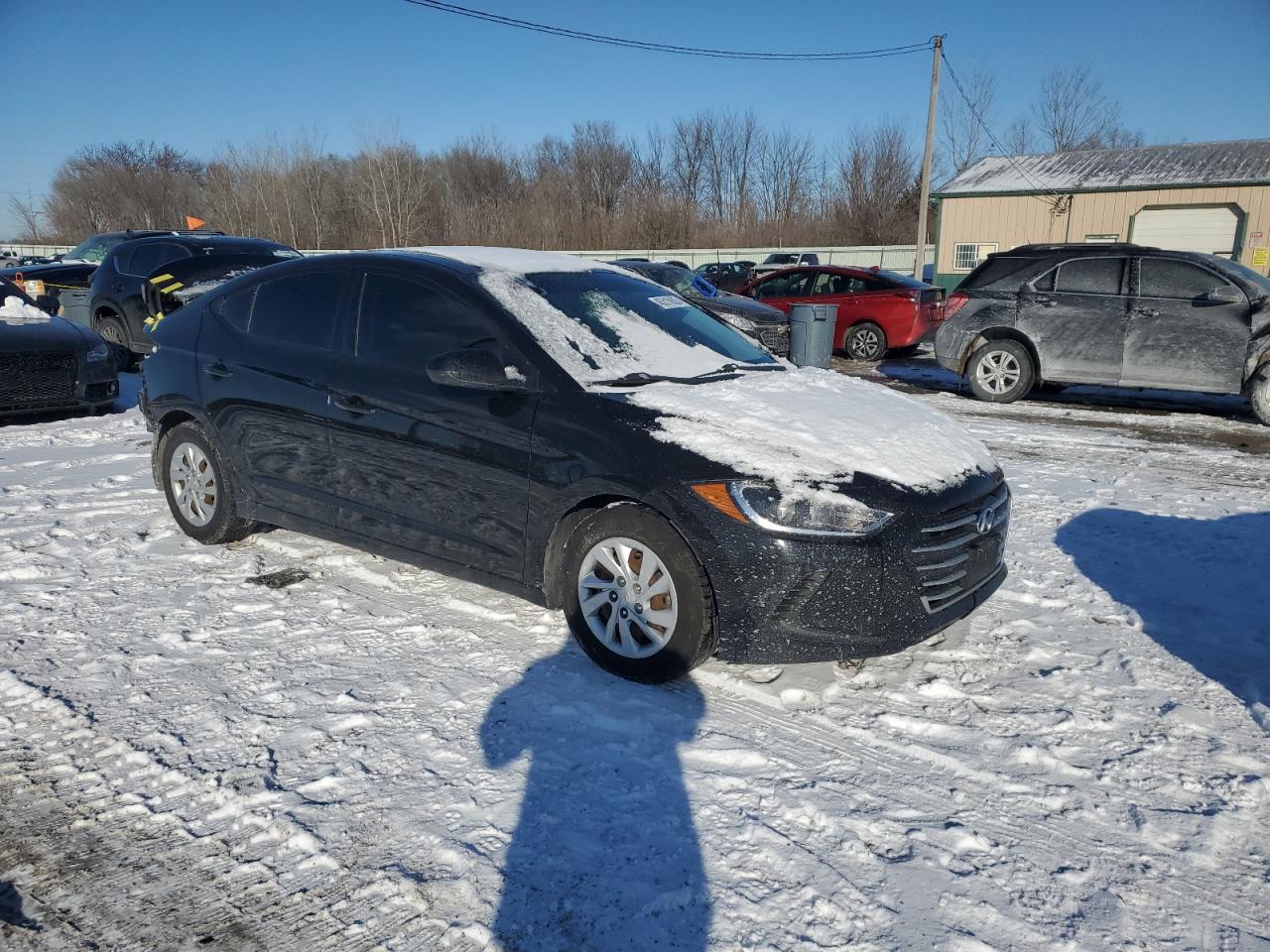 2018 Hyundai Elantra VIN 5NPD74LF5JH372782 Copart auction photo, rear end damage thumbnail 4