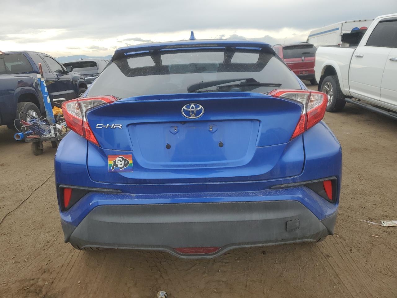 2018 Toyota C-HR VIN NMTKHMBX0JR051398 Copart auction photo, all over damage thumbnail 6