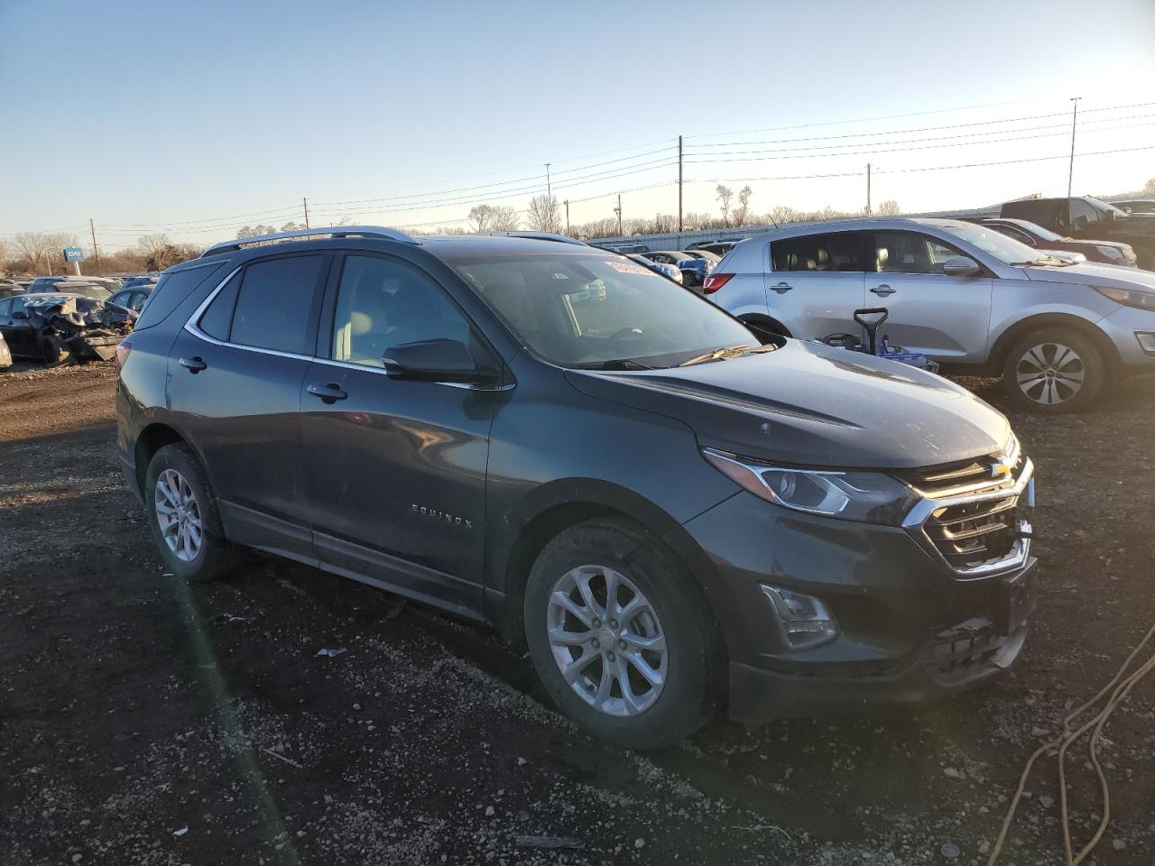 2018 Chevrolet Equinox VIN 3GNAXSEV1JL110230 Copart auction photo, front end damage thumbnail 4