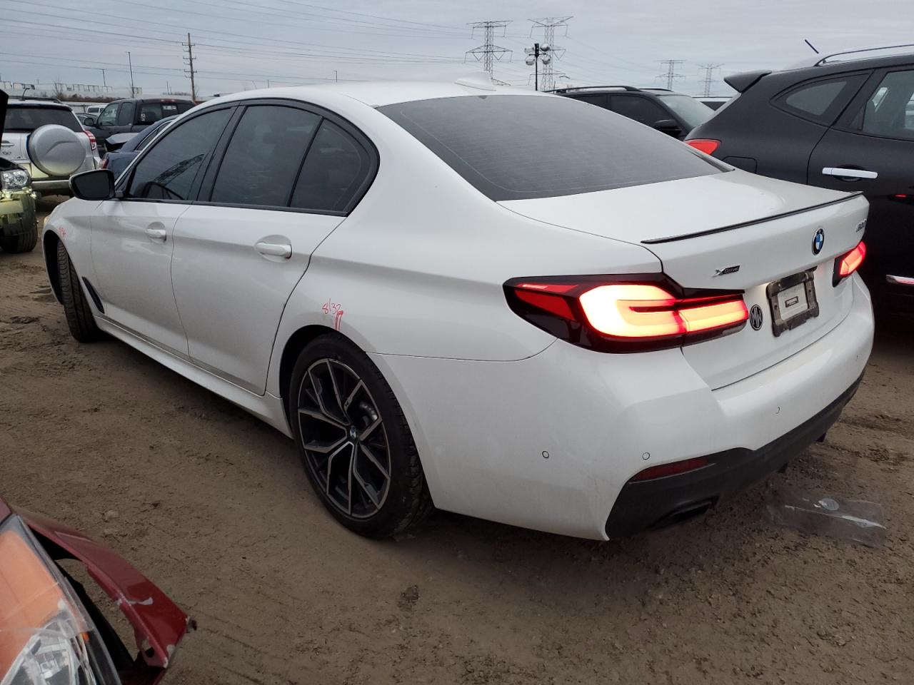 2023 BMW 5er VIN WBA13BJ06PCL96902 Copart auction photo, front end damage thumbnail 2