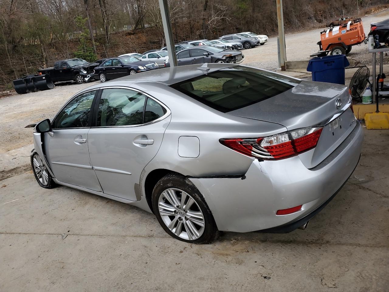 2014 Lexus ES VIN JTHBK1GG7E2106239 Copart auction photo, front end / rear end damage thumbnail 2