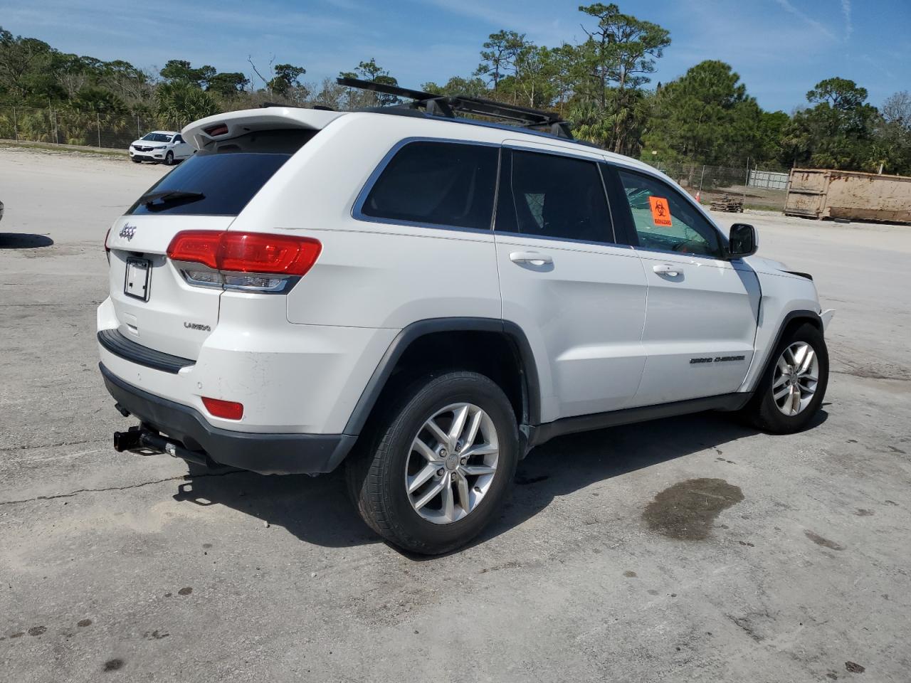 2017 Jeep Grand Cherokee VIN 1C4RJEAG9HC717441 Copart auction photo, side / front end damage thumbnail 3