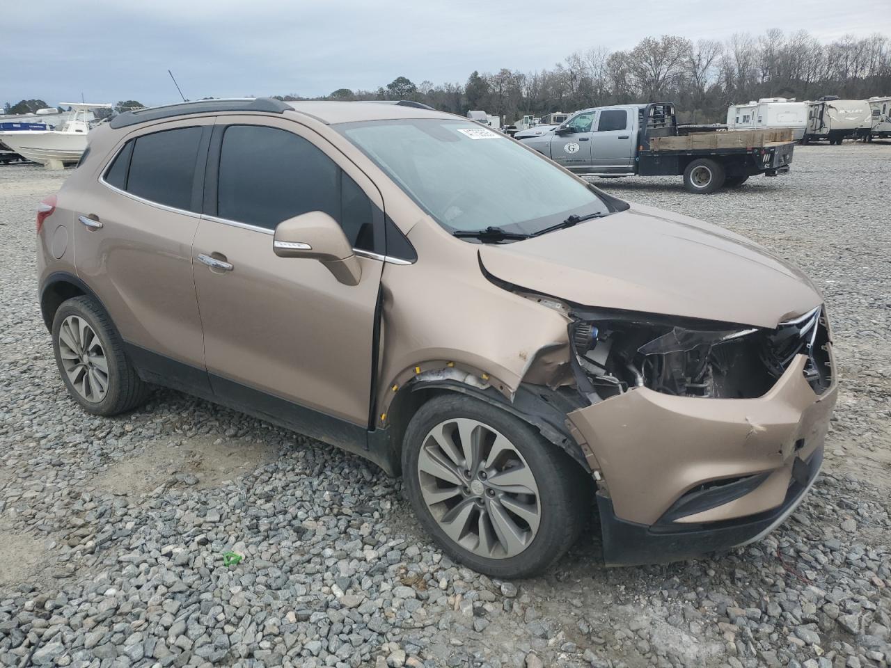 2018 Buick Encore VIN KL4CJASBXJB720453 Copart auction photo, frame damage / front end damage thumbnail 4