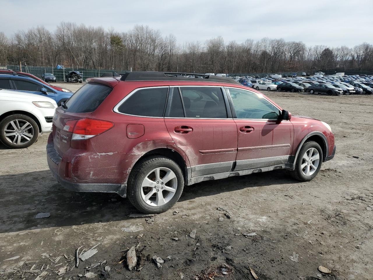 2014 Subaru Outback VIN 4S4BRBCC8E3234971 Copart auction photo, rear end damage thumbnail 3
