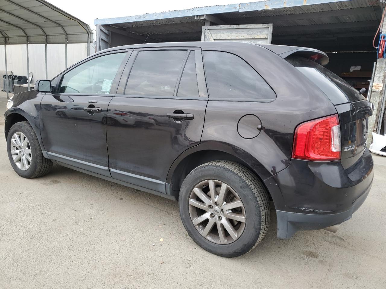 2014 Ford Edge VIN 2FMDK3JC9EBA37877 Copart auction photo, front end / side damage thumbnail 2