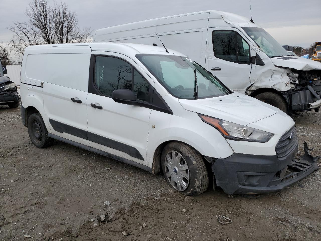 2020 Ford Transit VIN NM0LS7E27L1461055 Copart auction photo, undercarriage / front end damage thumbnail 4