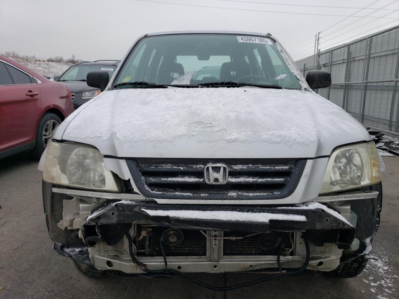 1999 Honda CR-V VIN JHLRD1842XC076548 Copart auction photo, front end / hail damage thumbnail 5