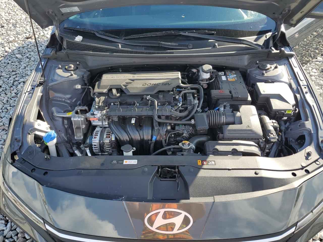 2024 Hyundai Elantra VIN KMHLL4DG6RU741855 Copart auction photo, rear end / side damage thumbnail 13