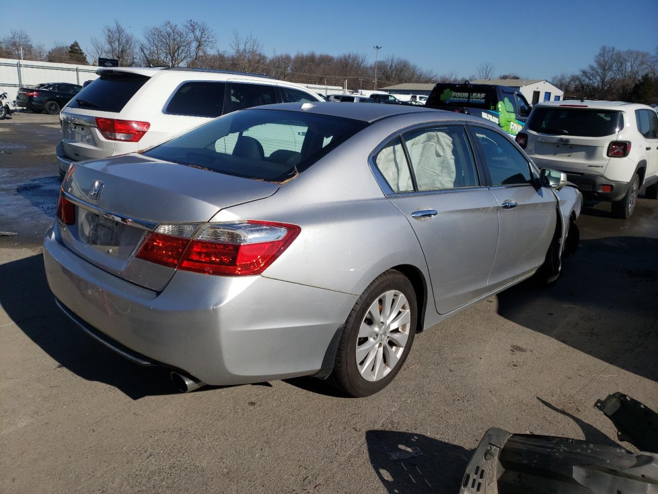 2013 Honda Accord VIN 1HGCR2F89DA142442 Copart auction photo, front end damage thumbnail 3