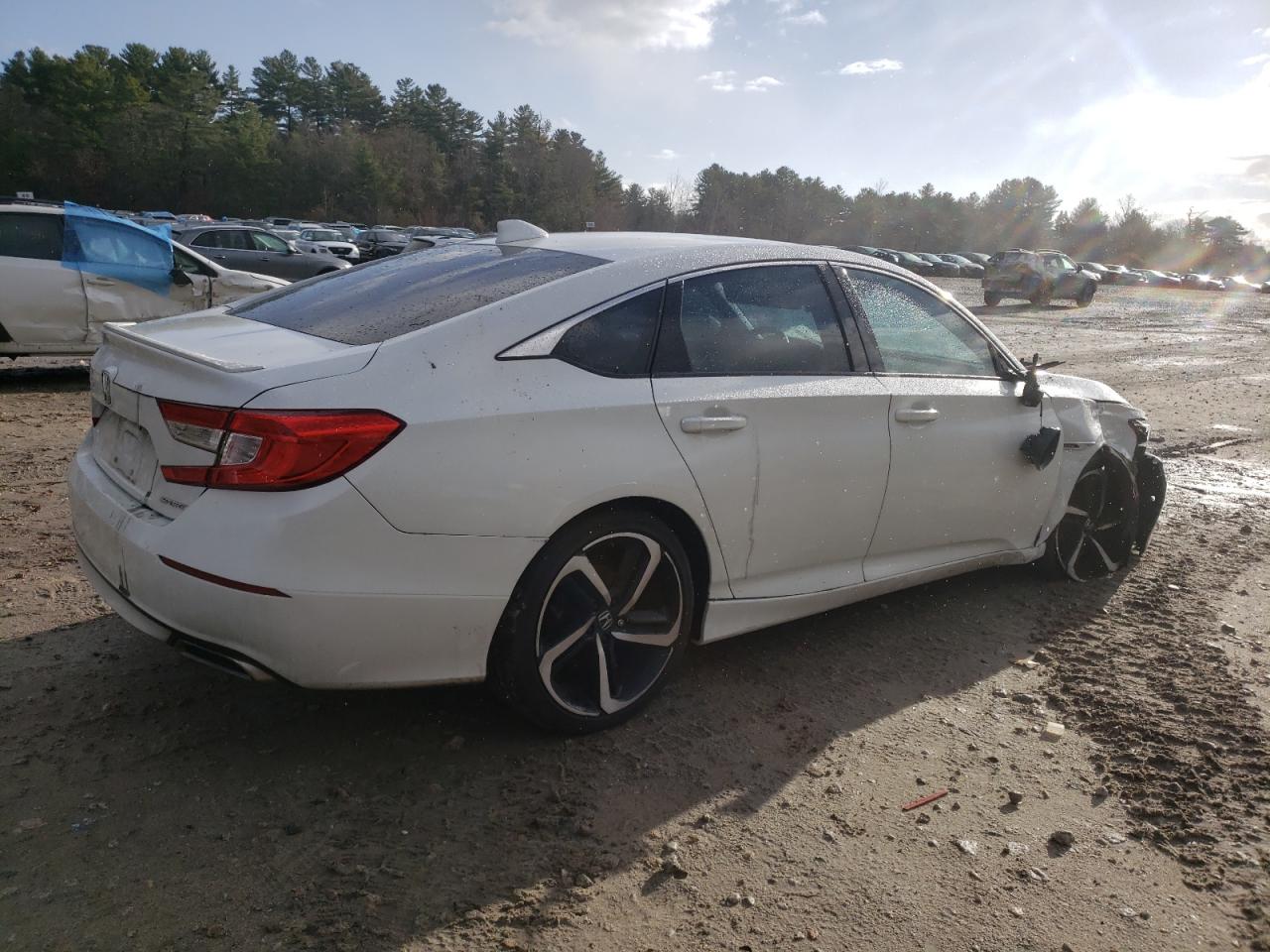 2019 Honda Accord VIN 1HGCV1F34KA010616 Copart auction photo, front end / minor dent/scratches damage thumbnail 3