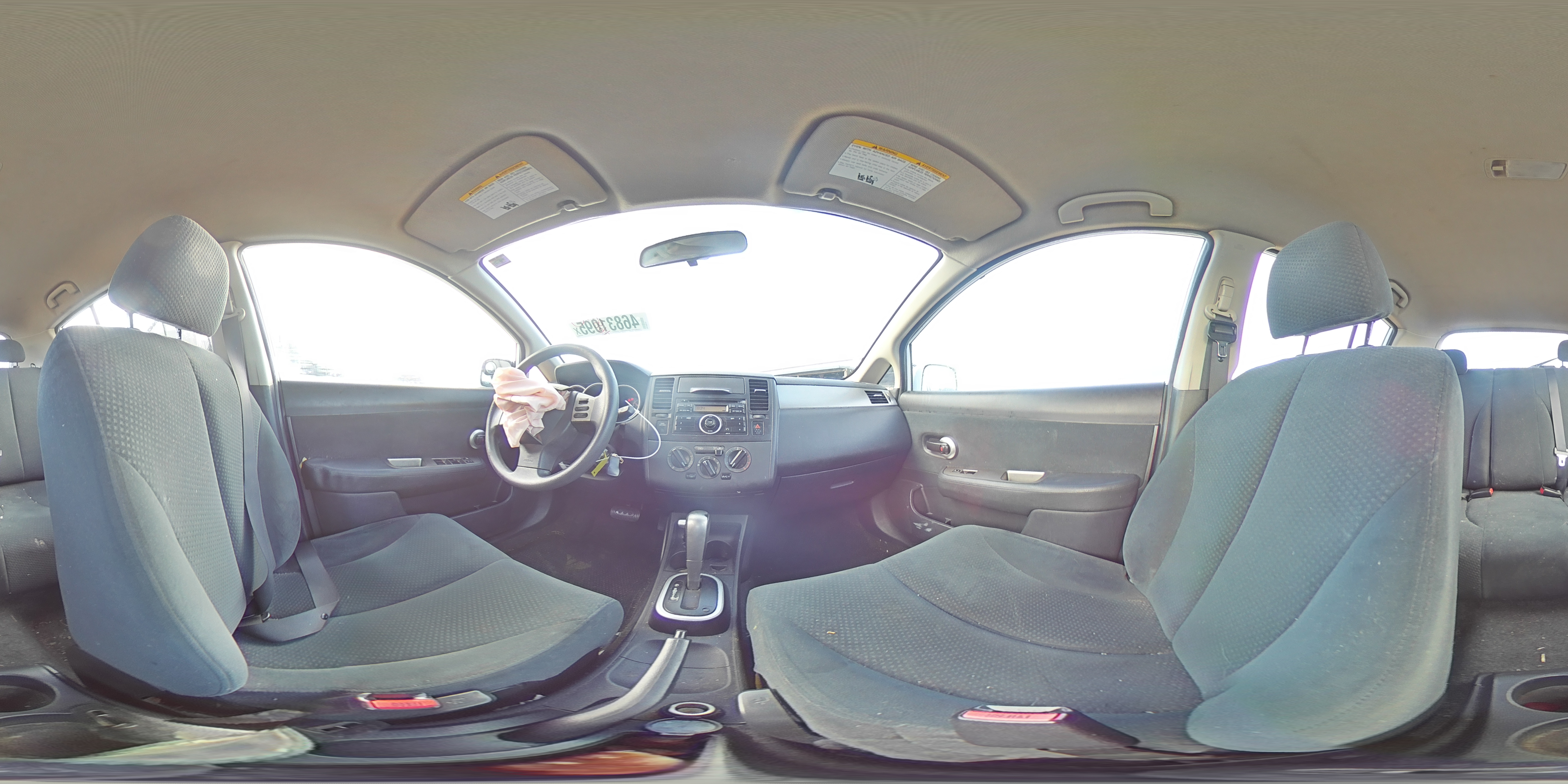 2010 Nissan Versa VIN 3N1BC1CP9AL370126 Copart auction photo, front end / side damage thumbnail 13