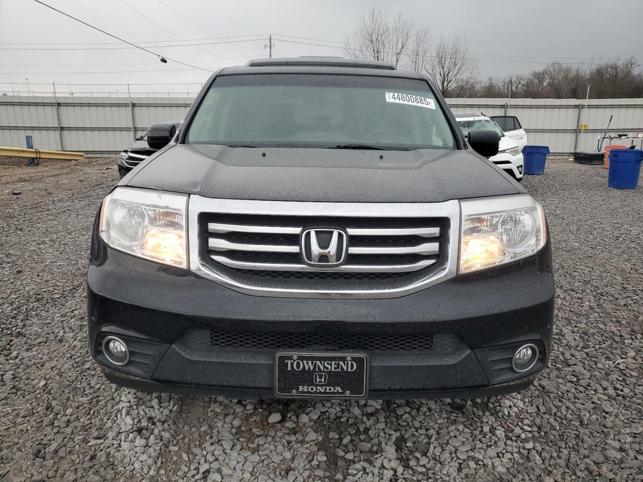 2012 Honda Pilot VIN 5FNYF3H9XCB040629 Copart auction photo, side / mechanical damage thumbnail 5