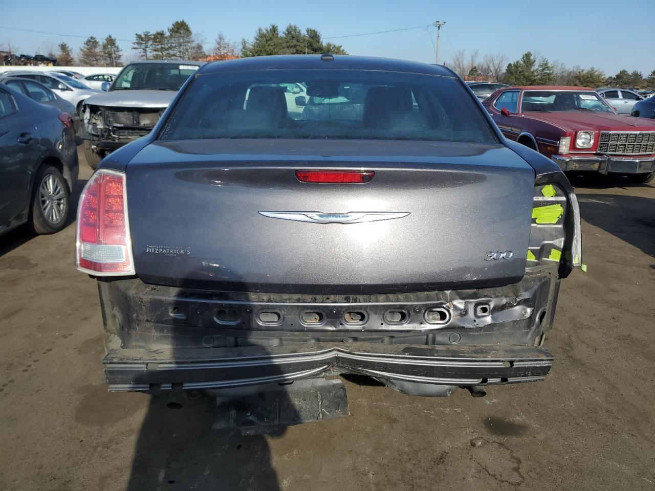 2014 Chrysler 300 VIN 2C3CCAAG7EH262000 Copart auction photo, rear end damage thumbnail 6