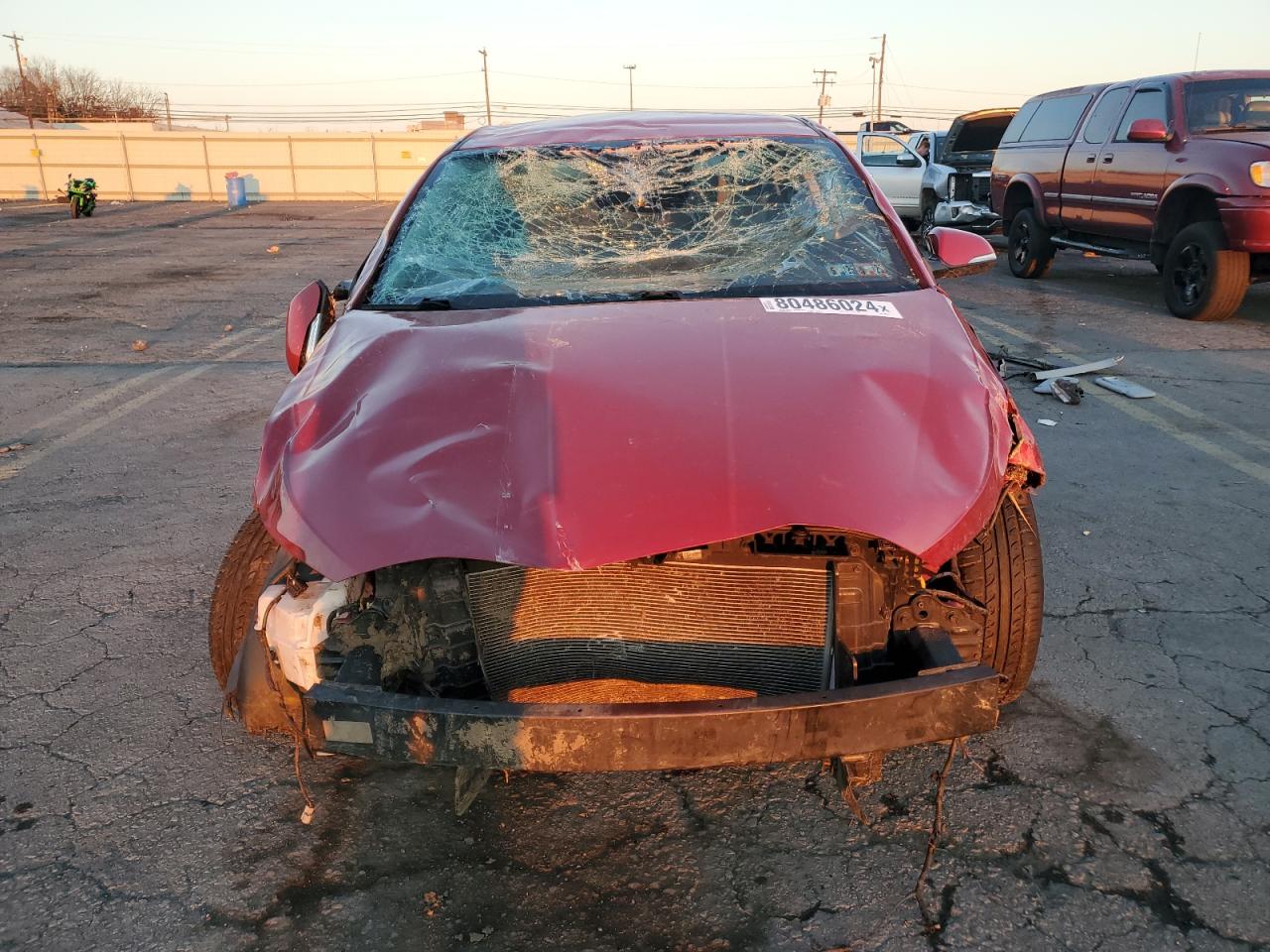 2019 Hyundai Elantra VIN 5NPD74LF8KH488706 Copart auction photo, front end damage thumbnail 5