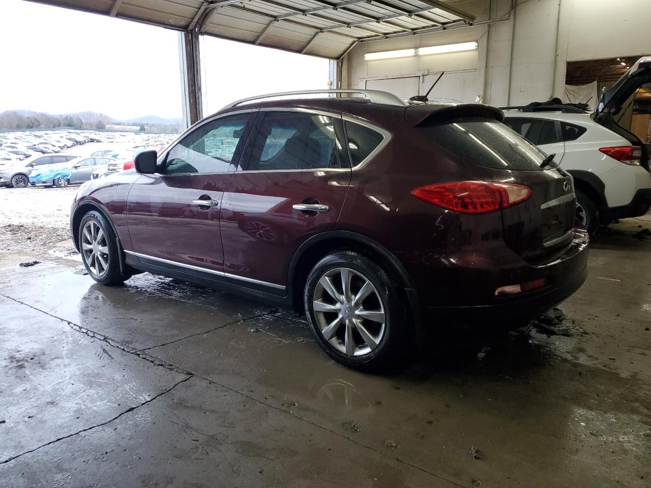 2011 Infiniti EX VIN JN1AJ0HPXBM800497 Copart auction photo, side / minor dent/scratches damage thumbnail 2