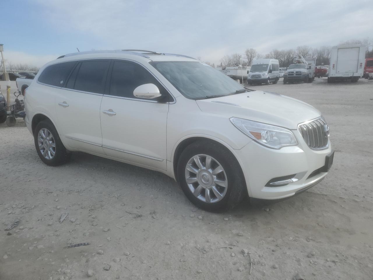 2013 Buick Enclave VIN 5GAKVDKDXDJ231801 Copart auction photo, mechanical damage thumbnail 4