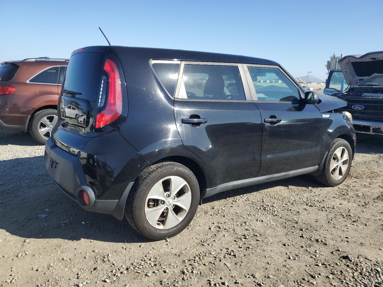 2015 KIA Soul VIN KNDJN2A26F7193210 Copart auction photo, front end damage thumbnail 3