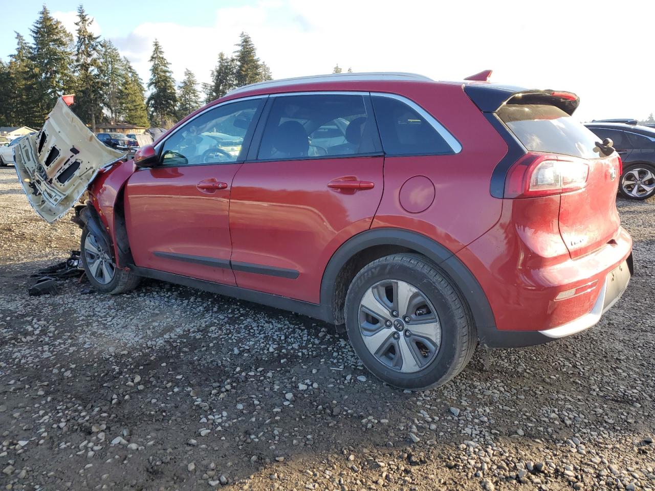 2019 KIA Niro VIN KNDCB3LC6K5242585 Copart auction photo, front end damage thumbnail 2