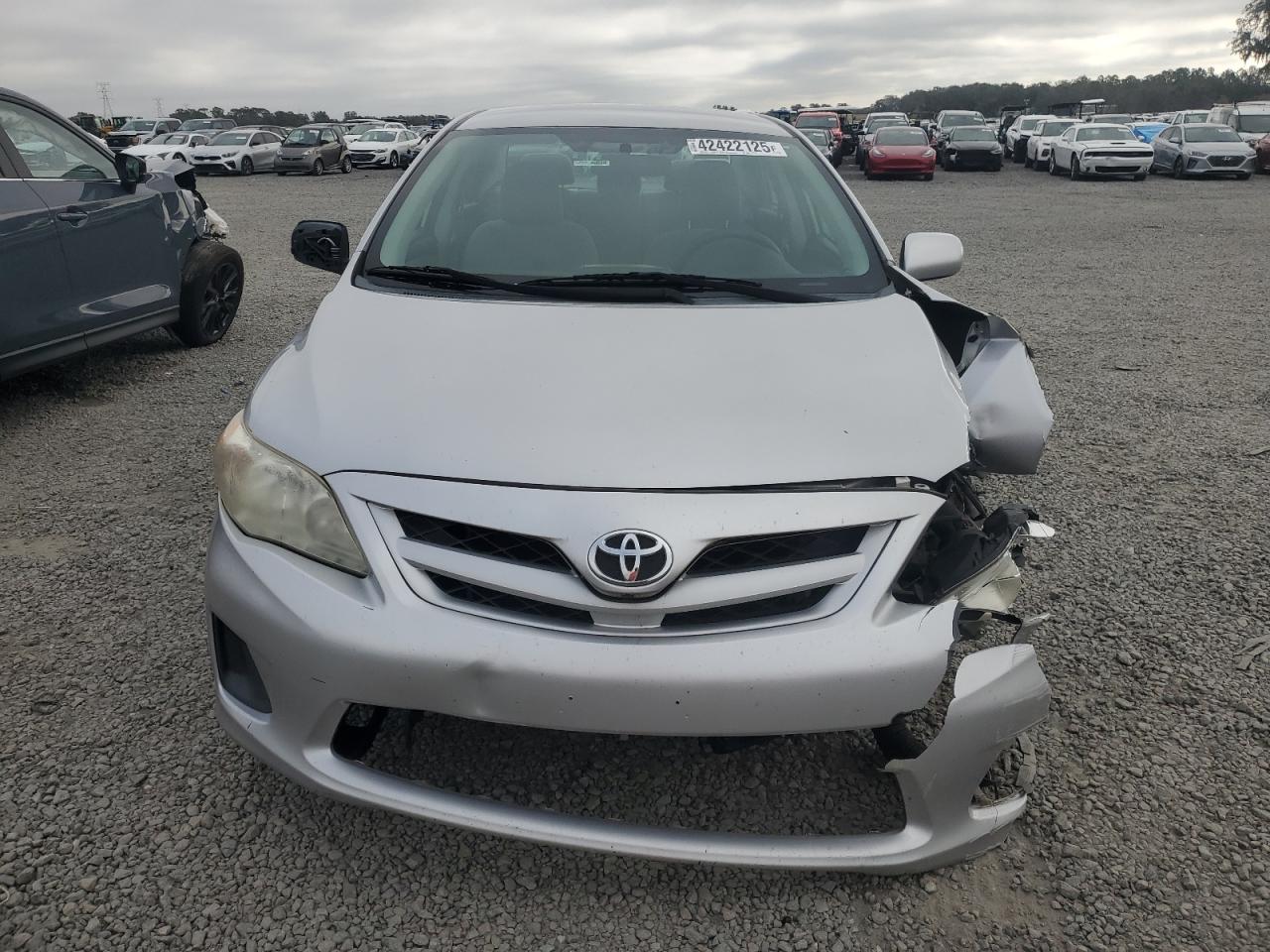 2011 Toyota Corolla VIN 2T1BU4EE5BC573817 Copart auction photo, side / front end damage thumbnail 5