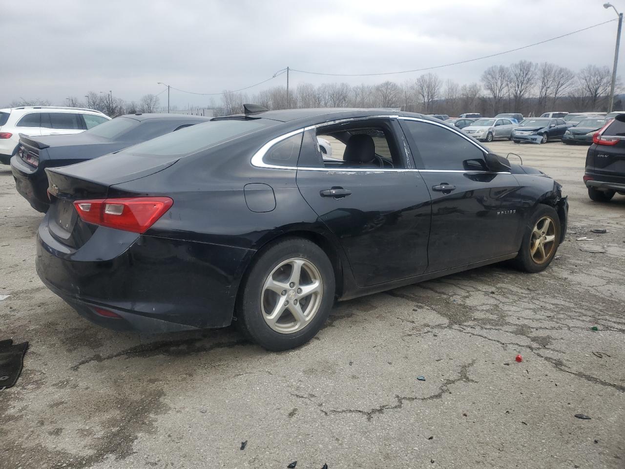 2018 Chevrolet Malibu VIN 1G1ZB5ST9JF263200 Copart auction photo, all over damage thumbnail 3