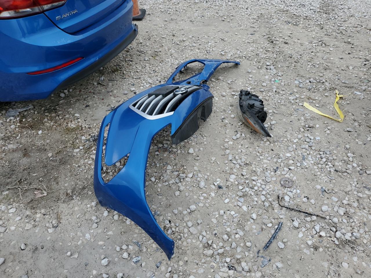 2017 Hyundai Elantra VIN KMHD84LF9HU385849 Copart auction photo, front end damage thumbnail 12