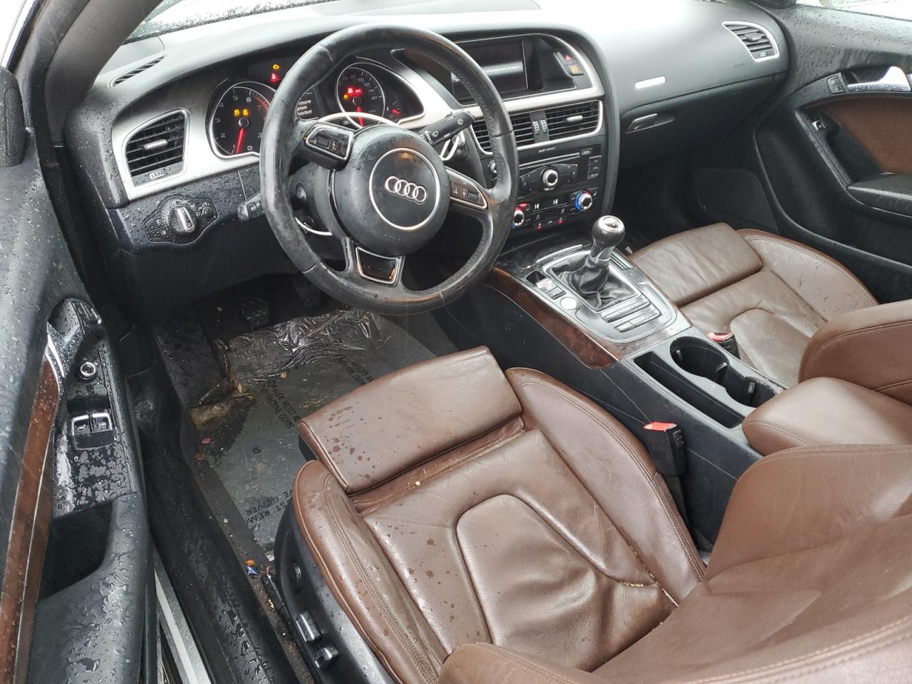 2015 Audi A5 VIN WAUSFAFR4FA022389 Copart auction photo, front end / side damage thumbnail 8
