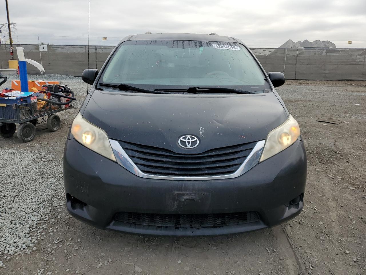 2012 Toyota Sienna VIN 5TDKK3DC4CS243465 Copart auction photo, rear end damage thumbnail 5