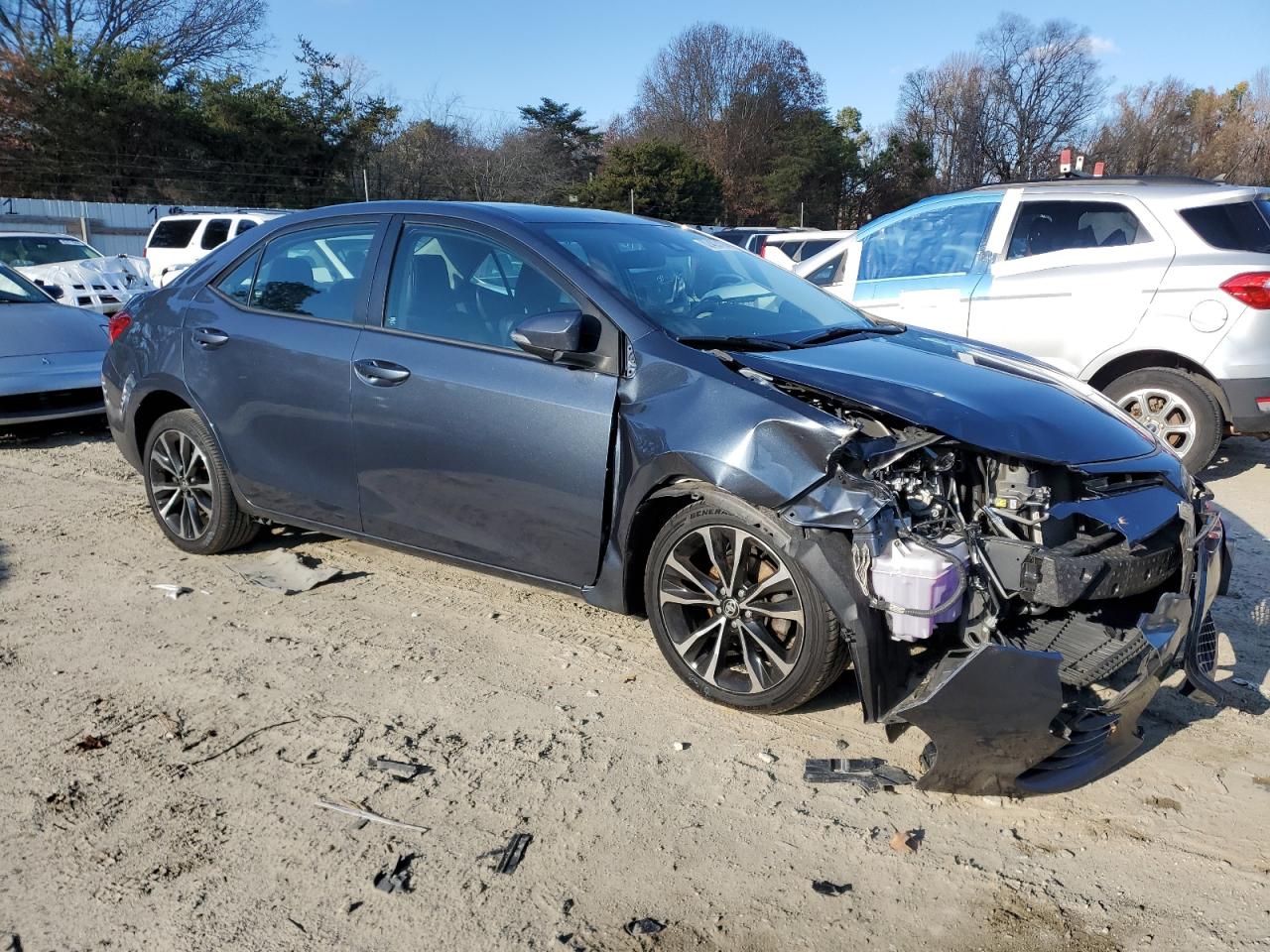 2018 Toyota Corolla VIN 2T1BURHE9JC993085 Copart auction photo, frame damage / front end damage thumbnail 4