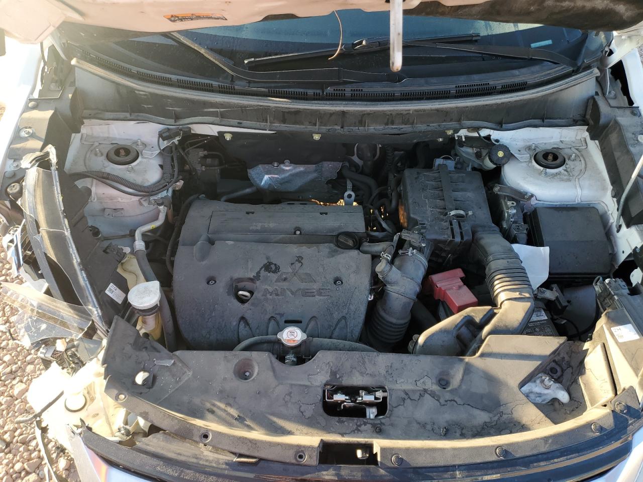 2020 Mitsubishi Outlander VIN JA4AP4AU3LU022607 Copart auction photo, front end damage thumbnail 14
