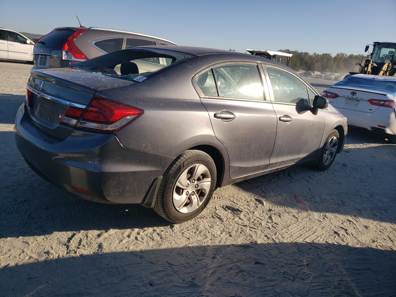 2014 Honda Civic VIN 19XFB2F55EE001758 Copart auction photo, front end damage thumbnail 3