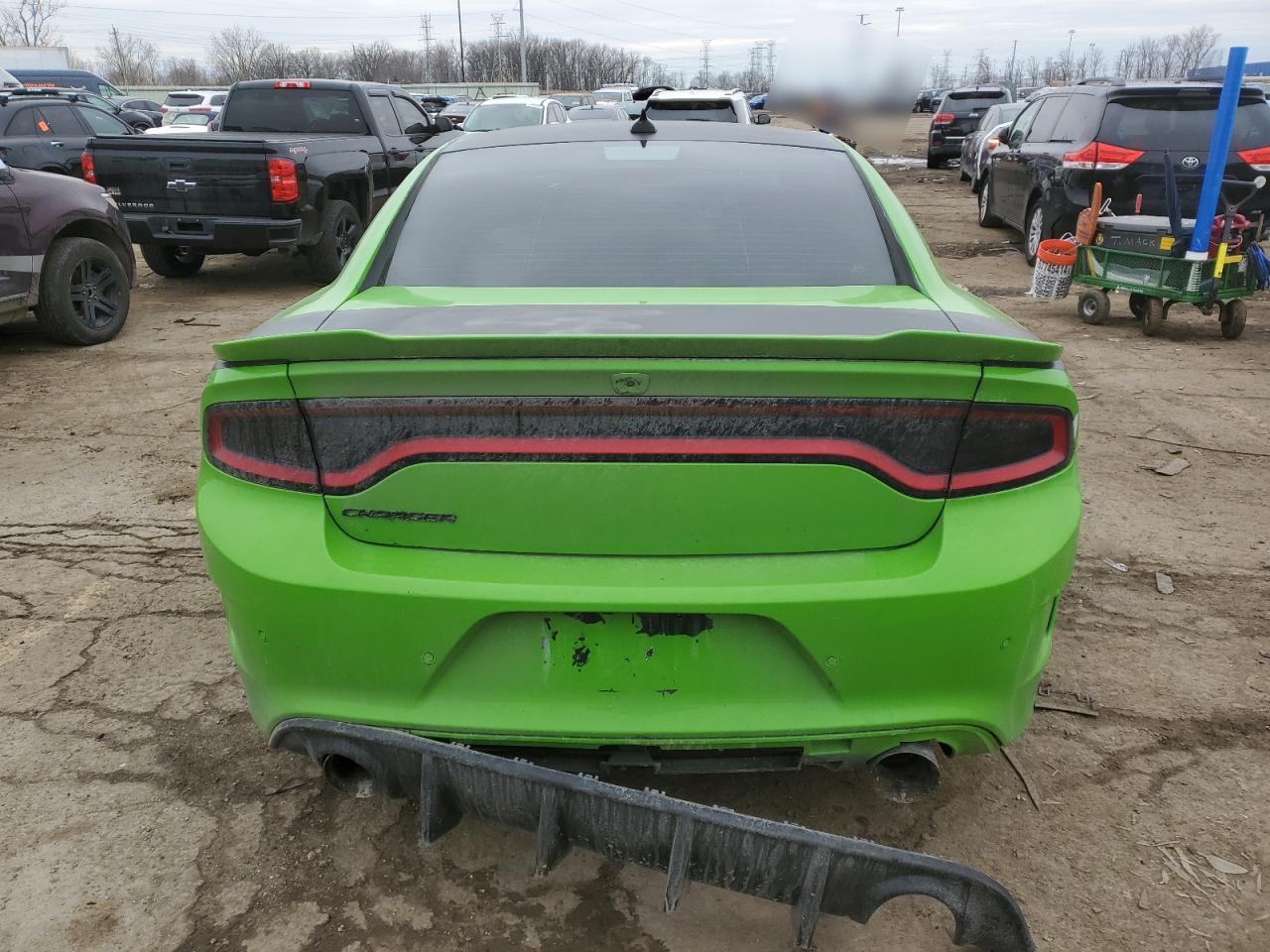 2017 Dodge Charger VIN 2C3CDXGJ5HH609508 Copart auction photo, front end damage thumbnail 6