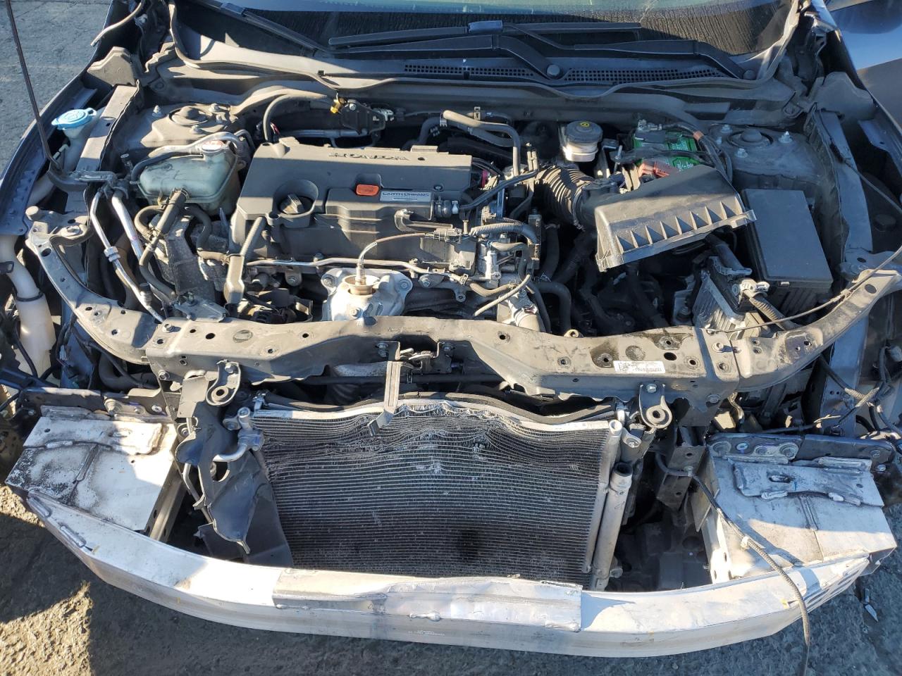 2016 Honda Civic VIN 19XFC2F71GE245666 Copart auction photo, front end damage thumbnail 11