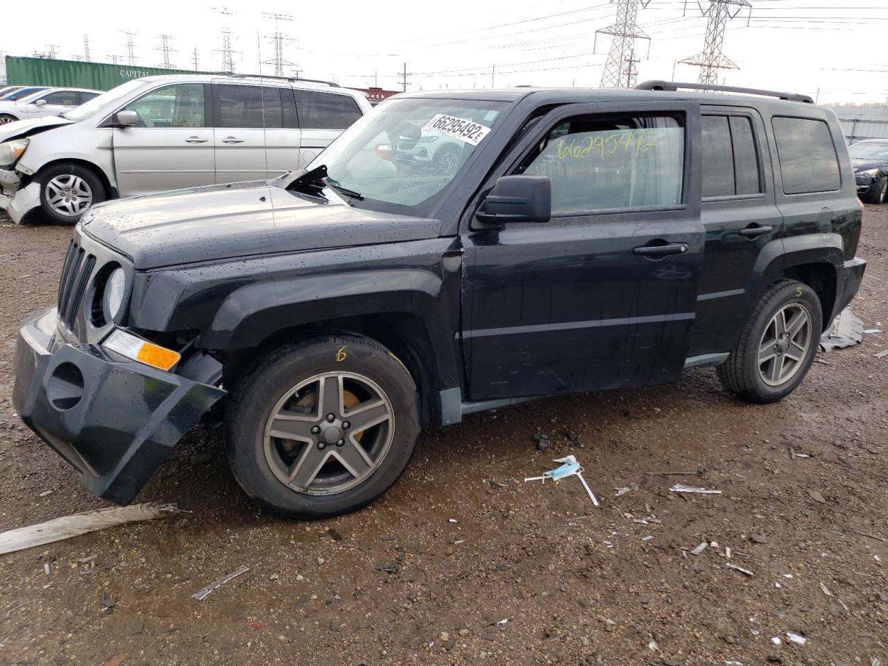 2010 Jeep Liberty (Patriot) VIN 1J4NT2GB5AD525818 Copart auction photo, front end / side damage thumbnail 2