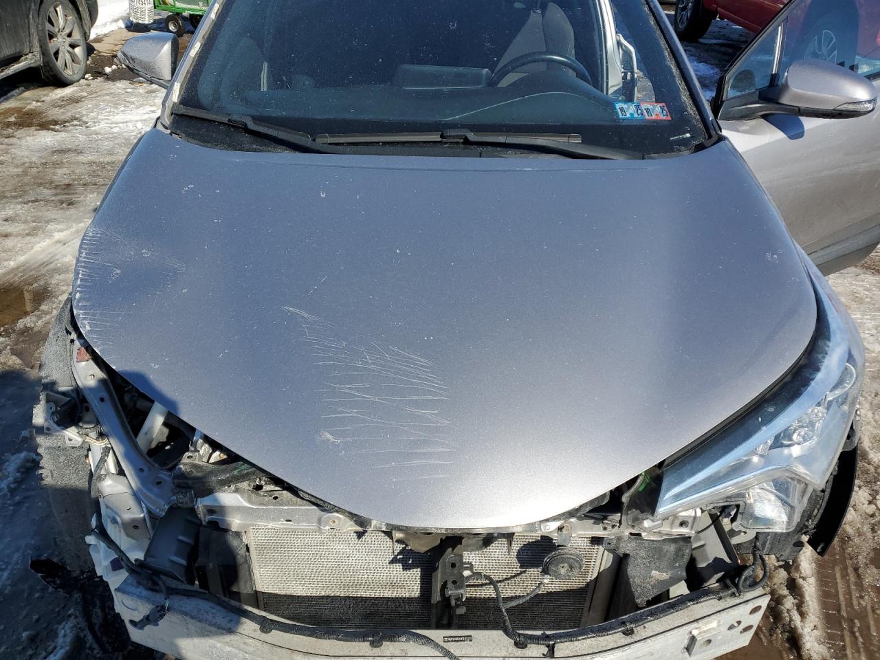 2018 Toyota C-HR VIN NMTKHMBX9JR015239 Copart auction photo, front end damage thumbnail 11
