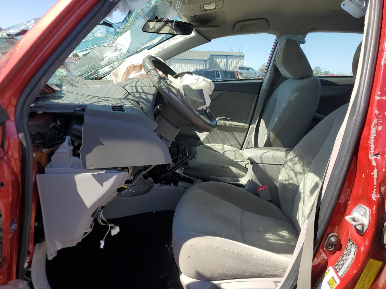 2010 Toyota Corolla VIN 2T1BU4EE2AC349547 Copart auction photo, front end / side damage thumbnail 7