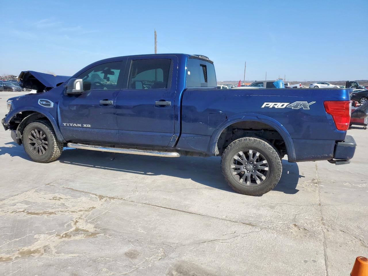 2018 Nissan Titan VIN 1N6AA1F43JN513987 Copart auction photo, front end damage thumbnail 2