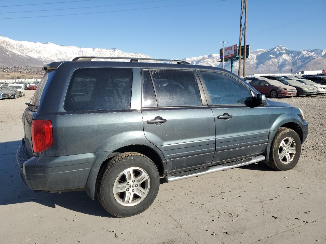 2004 Honda Pilot VIN 2HKYF18684H546733 Copart auction photo, front end damage thumbnail 3