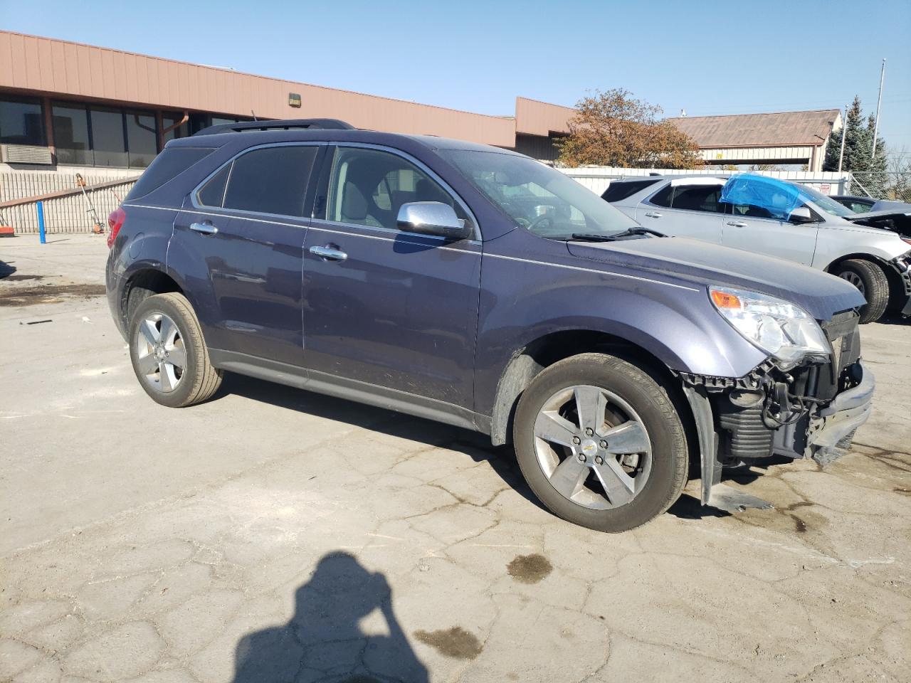 2013 Chevrolet Equinox VIN 2GNALDEK6D6337161 Copart auction photo, front end / side damage thumbnail 4