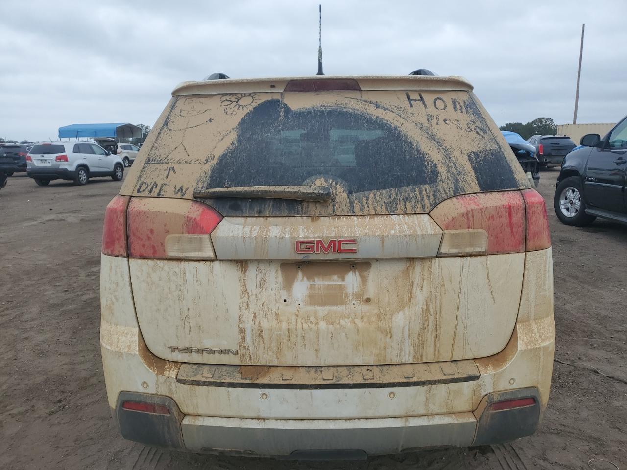 2012 GMC Terrain VIN 2GKALWEK2C6368866 Copart auction photo, front end / side damage thumbnail 6